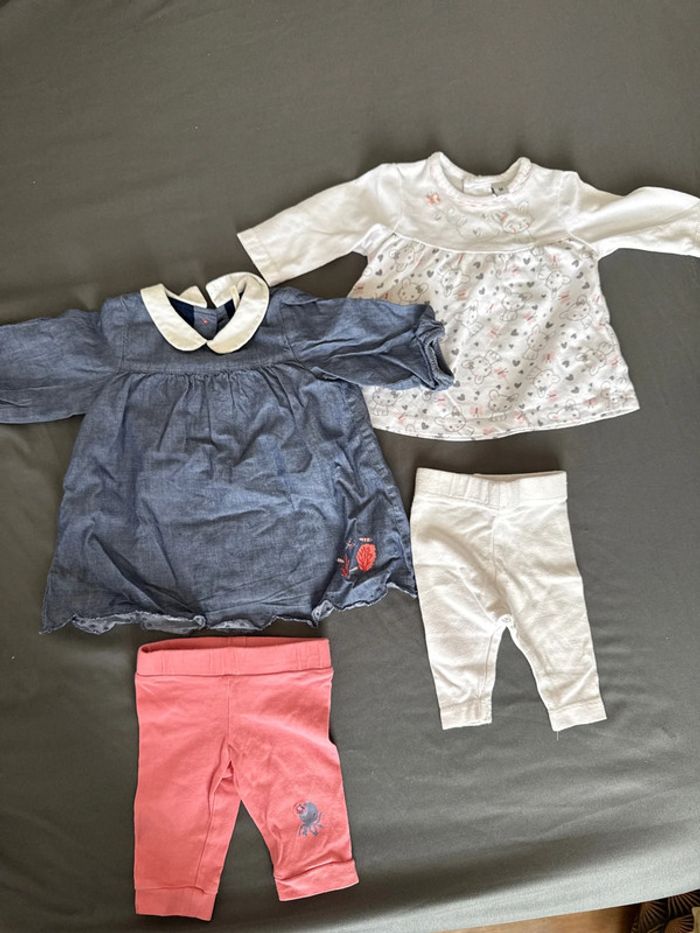 Lot bébé fille 1 mois mi saison - photo numéro 6