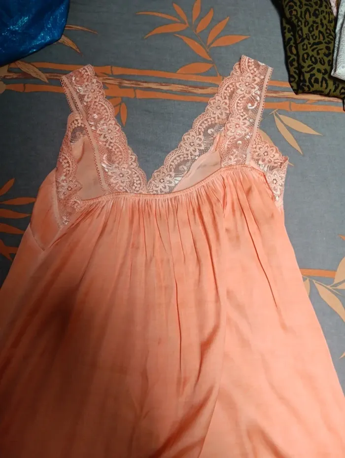 Top orange viscose - photo numéro 4