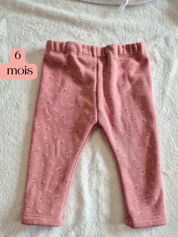 Pantalon fleurs 6 mois kiabi