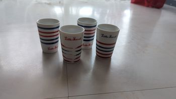 Lot de 4 tasses à café 