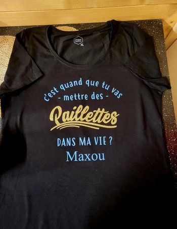 Tee-shirt personnalisé XL