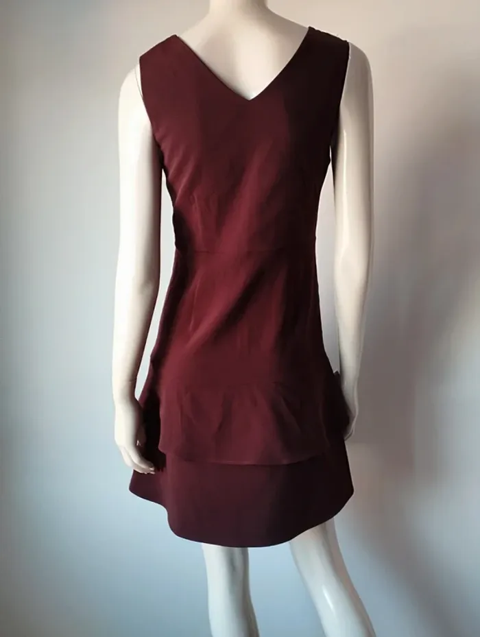 Robe Morgan taille 38 couleur lie de vin - photo numéro 4