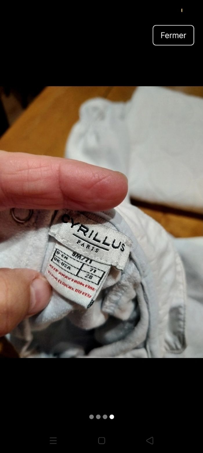 Pyjama mixte Cyrillus 9 mois - photo numéro 4