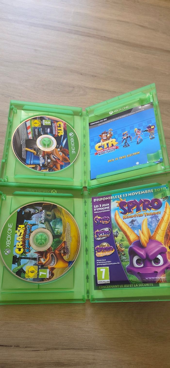 lot crash bandicoot xbox one - photo numéro 2