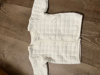 Gilet, blanc, 3 mois, très bon état, primark