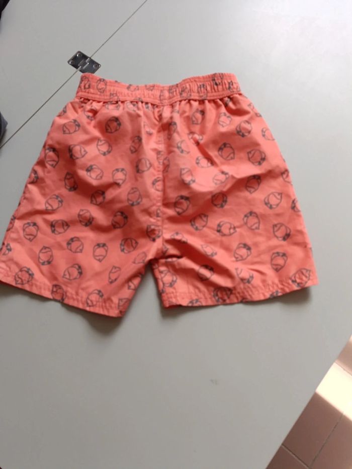 Short de bain orange poisson 8 ans - photo numéro 6