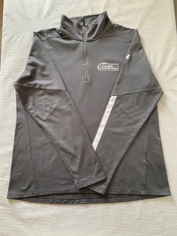 Haut de sport zippé Under Armour ESPN Collège Basketball - Parfait pour vos entraînements - photo numéro 4