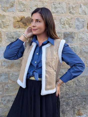 Veste sans manche Chamonix beige/écru
Taille S/M