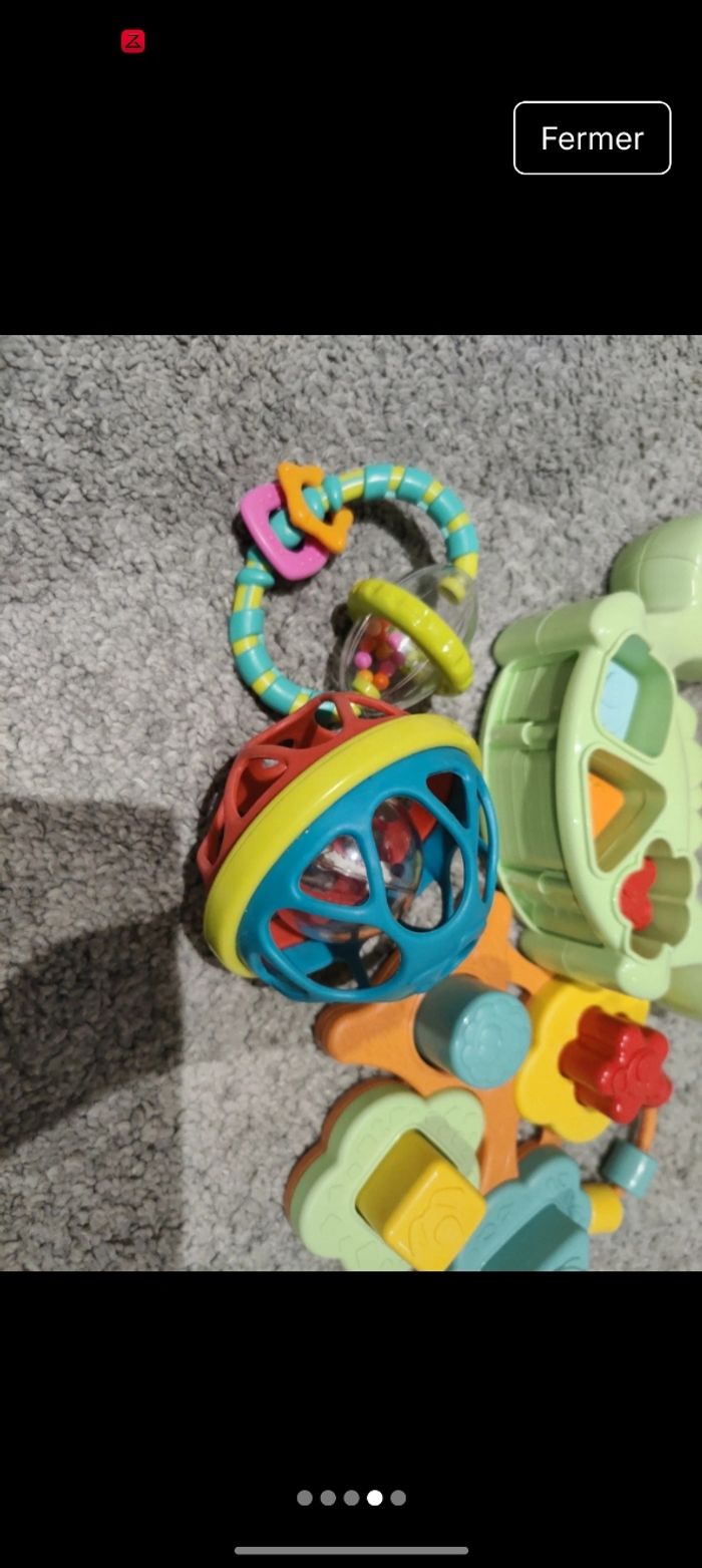 Lot jeu forme dinosaure balle hochet - photo numéro 4
