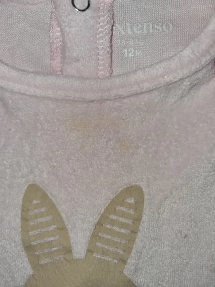 Pyjama en velours taille 12 mois 78-83 cm - photo numéro 4