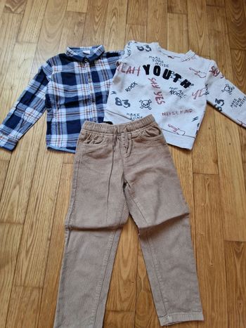 Lot  vêtements garçon