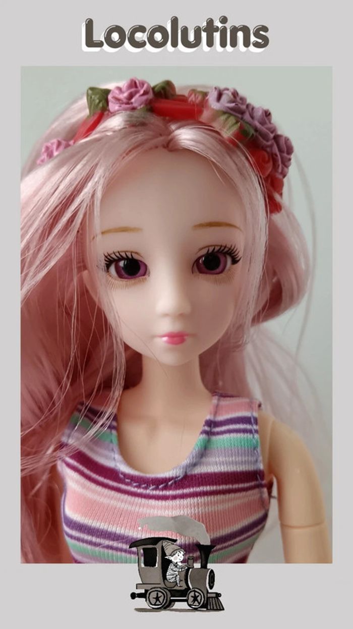 🚂 Poupée 30 cm articulée - photo numéro 3