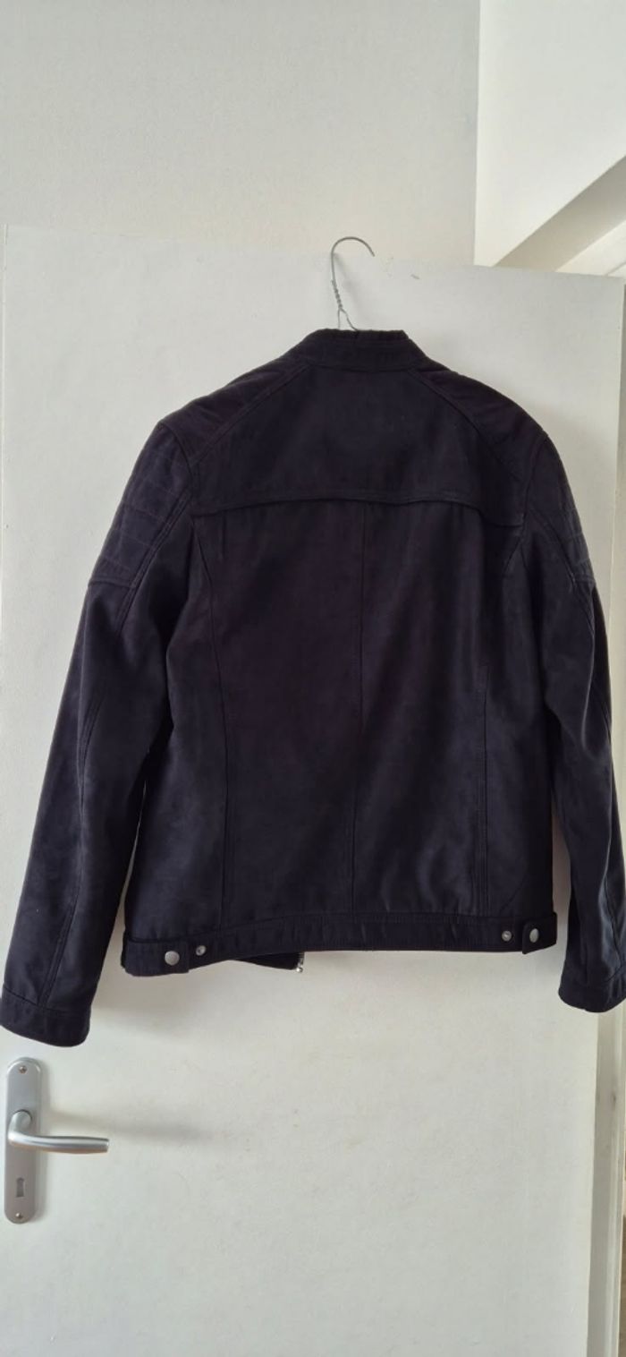 Veste homme jack jones daim noir