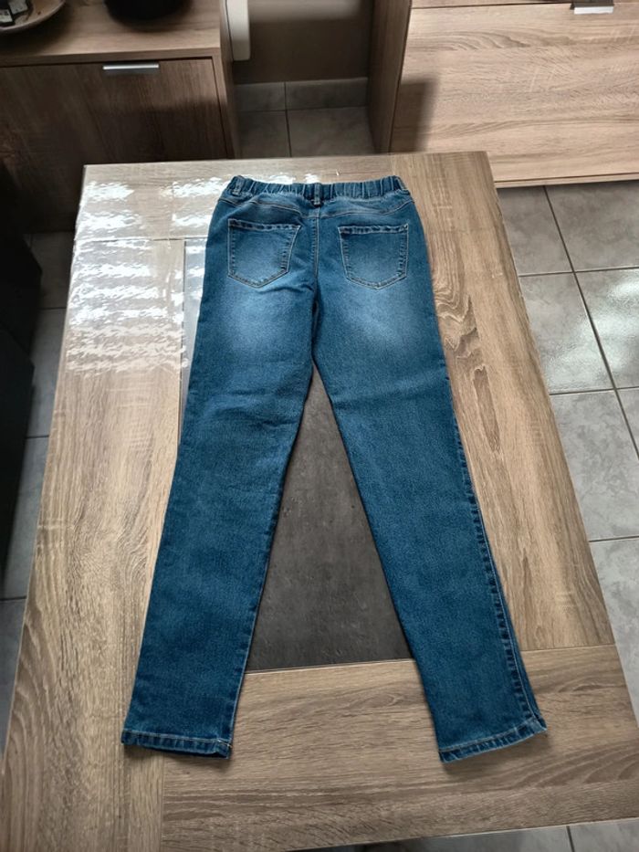 4 jean fille taille 12 ans slim - photo numéro 4