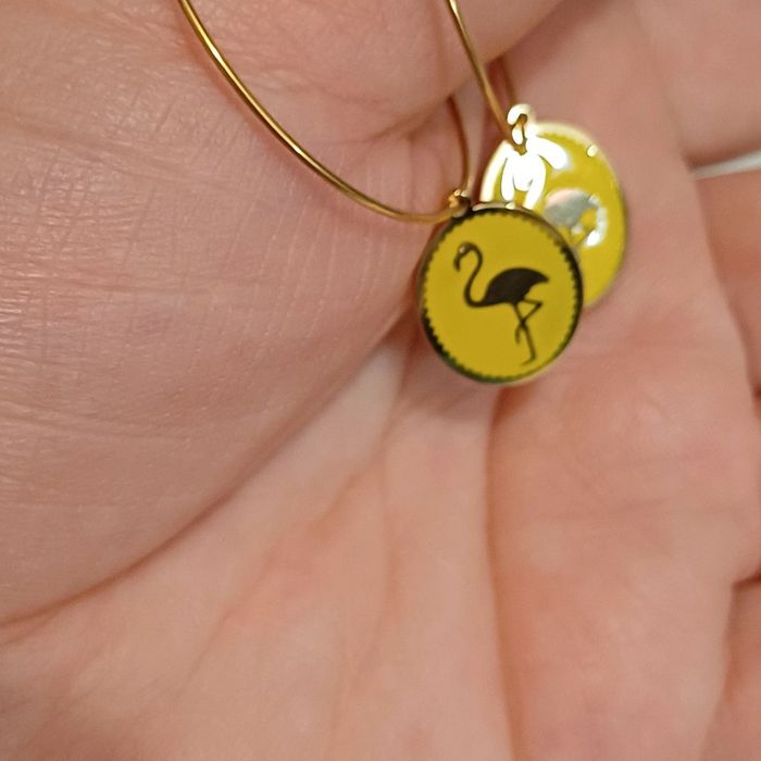 Les trésors de lily boucles d'oreilles en acier inoxydable - photo numéro 5