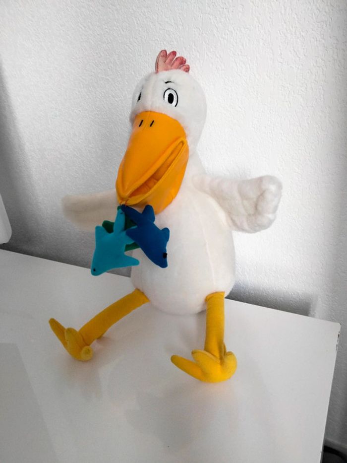 Peluche pélican - 36 cm - photo numéro 3