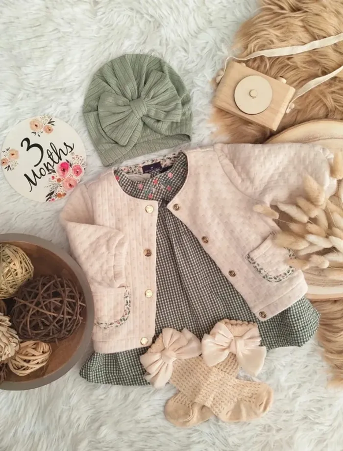 Ensemble complet 5 pièces sergent major fille 3 mois 🎀 - photo numéro 2