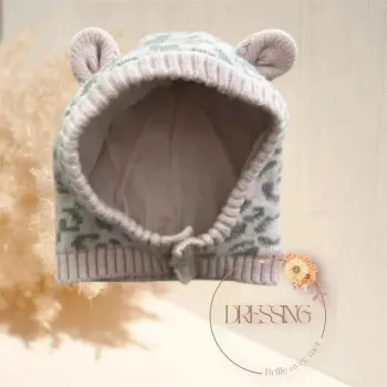 Cagoule petite fille chat