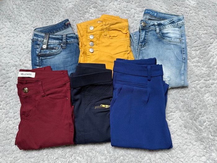Lot pantalons femme taille s