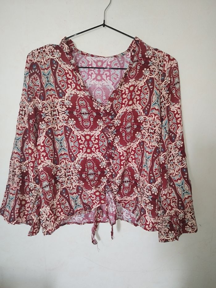 Blouse imprimée fluide - photo numéro 4