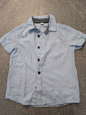 Chemise à manches courtes garçon 5/6 ans comme NEUVE