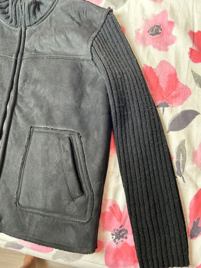 Veste bi matière - photo numéro 3