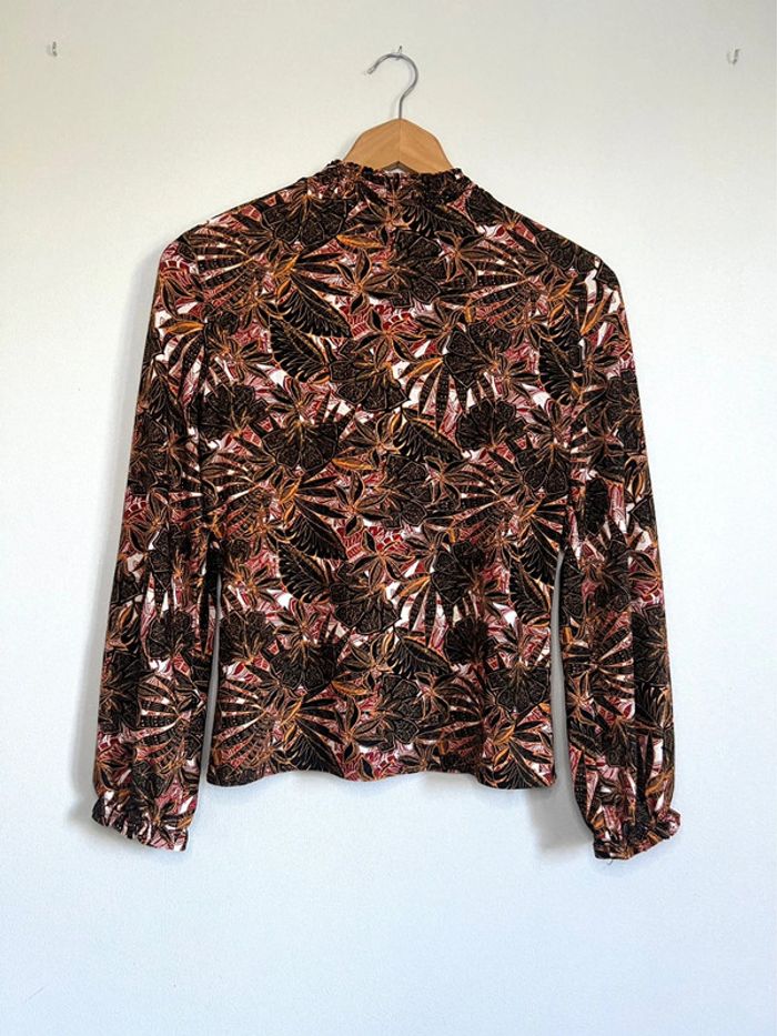 Blouse manches longues fleurie Cache Cache - photo numéro 2