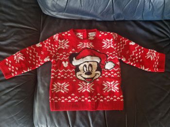 Pull de noel Mickey - 18 mois