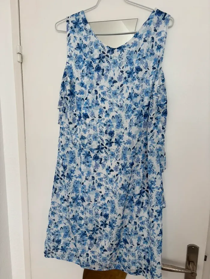 Robe à fleur bleu T40 - photo numéro 5