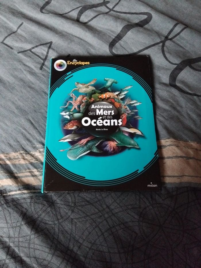 Livre animaux des mers et des océans