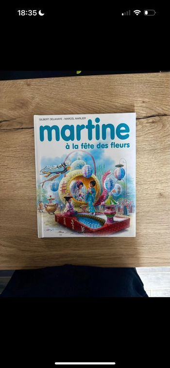 Livre Vintage Martine à la fête des fleurs pour Enfants
