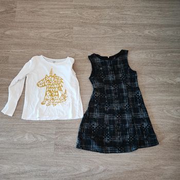 Robe + t-shirt manches longues