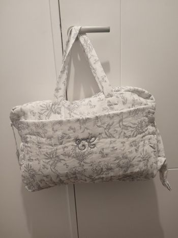 Sac z langer neuf Tartine et Chocolat toile de Jouy gris