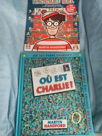 Livre ou est Charlie et un livre d'activité