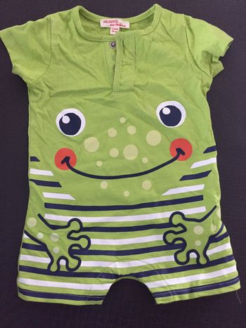 Combishort grenouillère 3 mois