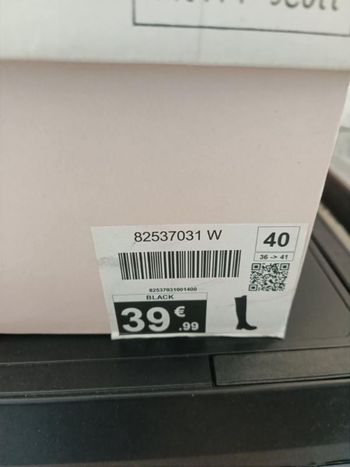 cuissardes noires P40/41