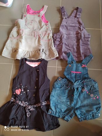 Lot robes 18 mois.