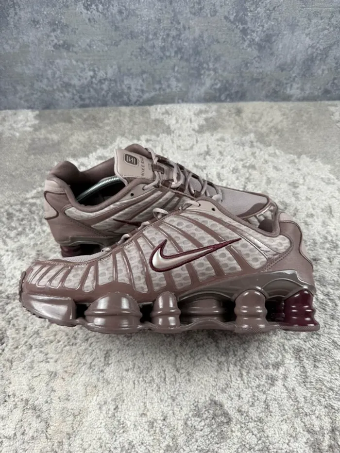 Nike Shox TL Pumice Night Marron - Brown / Bordeaux - photo numéro 7