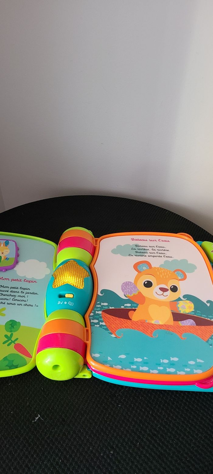 VTech - Super Livre Enchanté des Baby Loulous Bleu, Livre Interactif Bébé - photo numéro 3