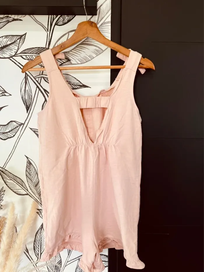 Taille 12 ans Combishort été fille TAO rose pale 🩷 - photo numéro 8