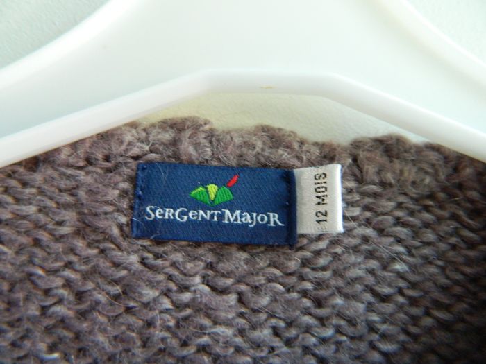 Gilet cache cœur T 12 mois "Sergent major" - photo numéro 2