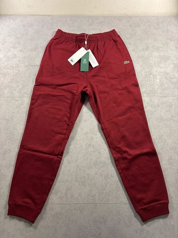 Jogging Lacoste Logo brodé Bordeaux Taille S