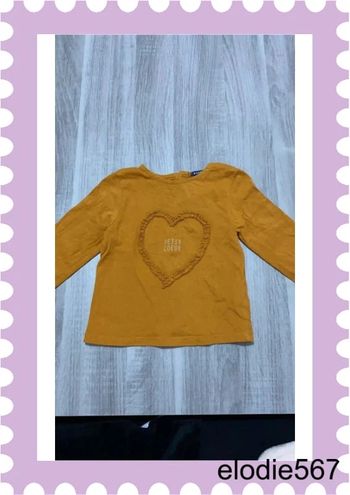 T-shirt manches longues kiabi 12 mois