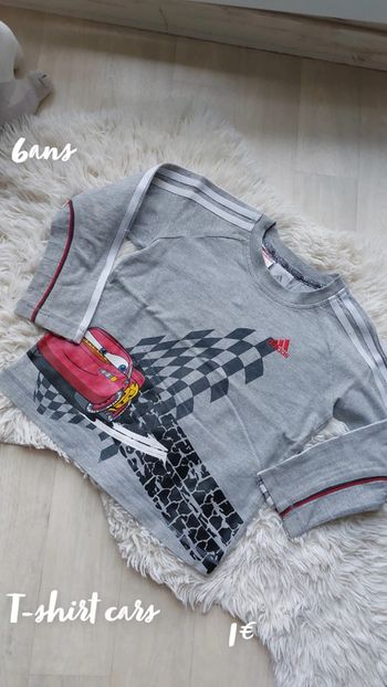 T-shirt manches longues cars 6 ans