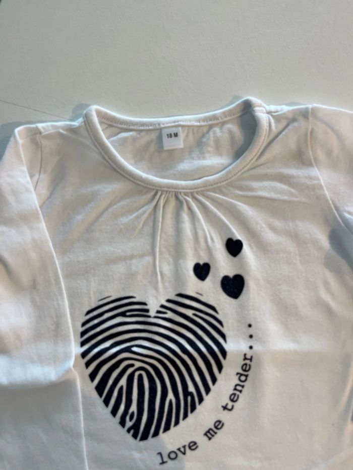 Lot de deux tee shirts ML 18 mois - photo numéro 5