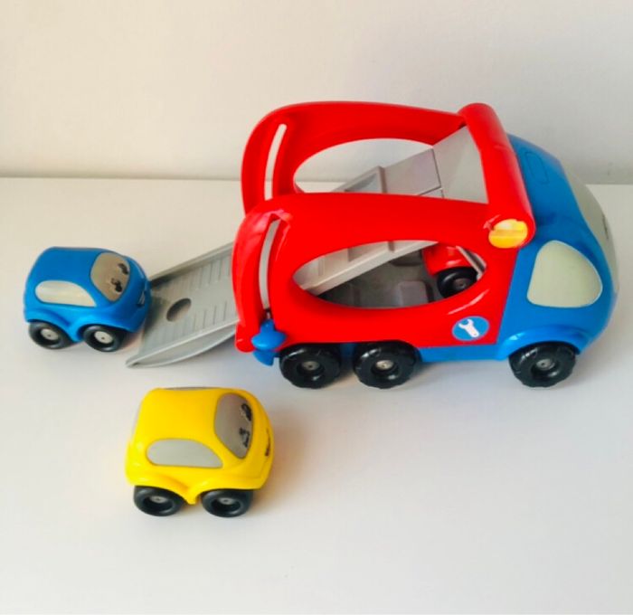 Camion remorque avec trois voitures Smoby - photo numéro 2