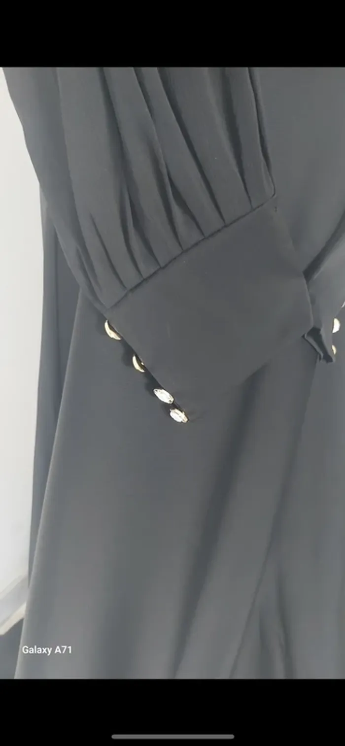 Robe abaya Dubai noire neuve - photo numéro 9