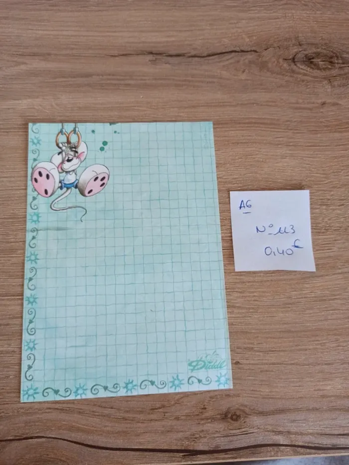 Feuille Diddl A6 113 0,40€