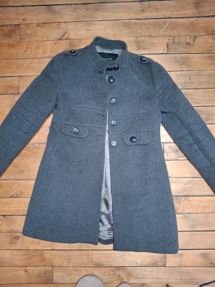Manteau Tara Jarmon parfait état t 36 laine et cachemire