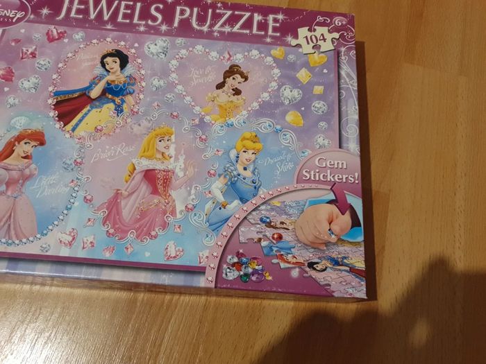 Jewels Puzzle 104 pièces Disney princesses - photo numéro 7